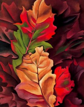 Georgia O Keeffe : Autumn Leaves